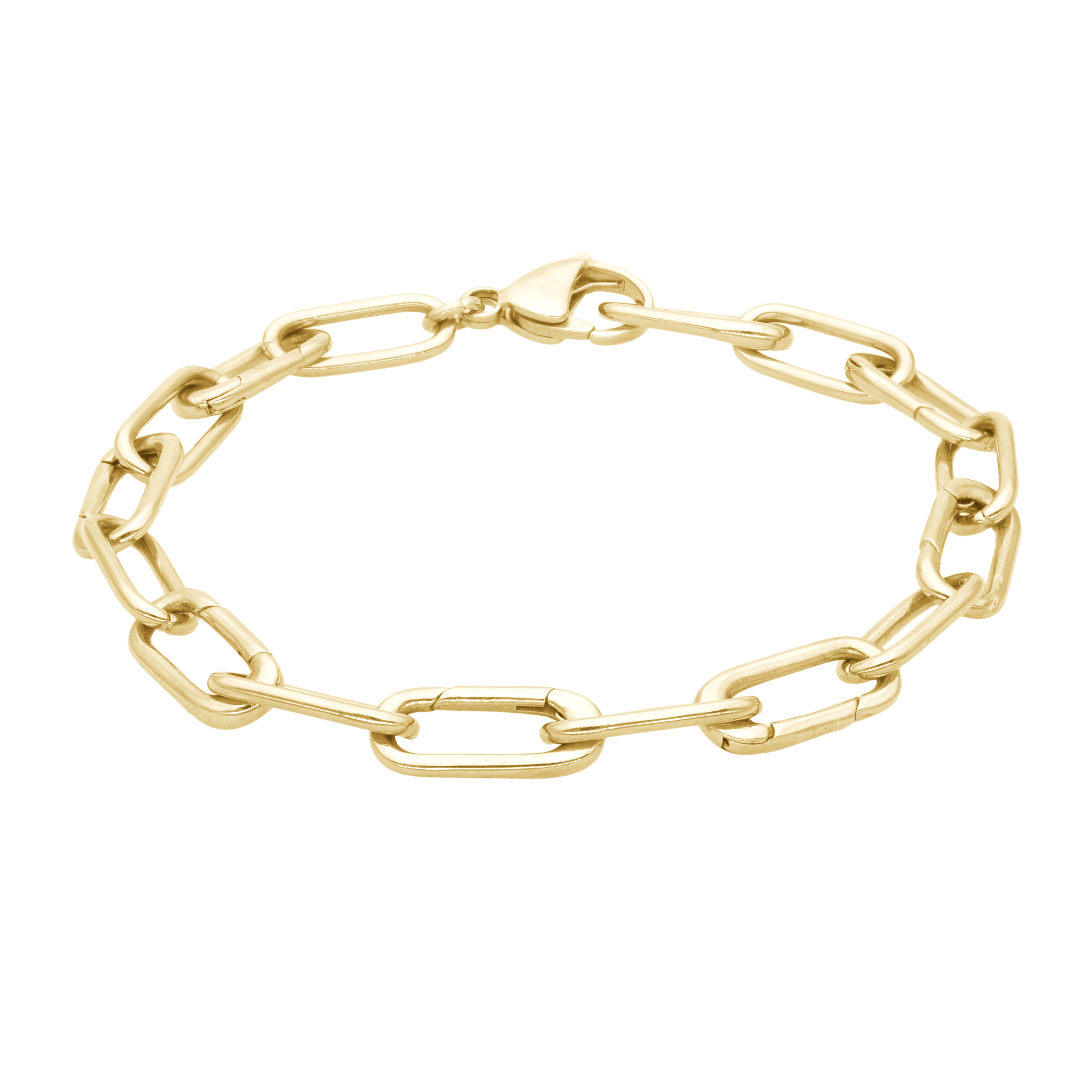 LinkBracelet Gold Plated, chunky design