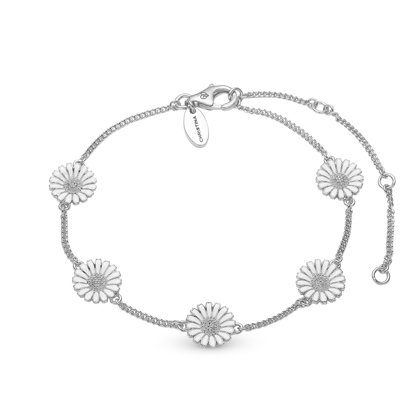 Marguerites Bracelet - Sterling Silver