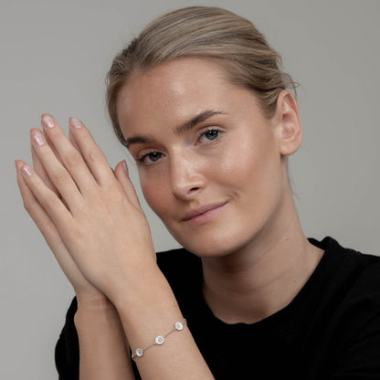 Marguerites Bracelet - Sterling Silver