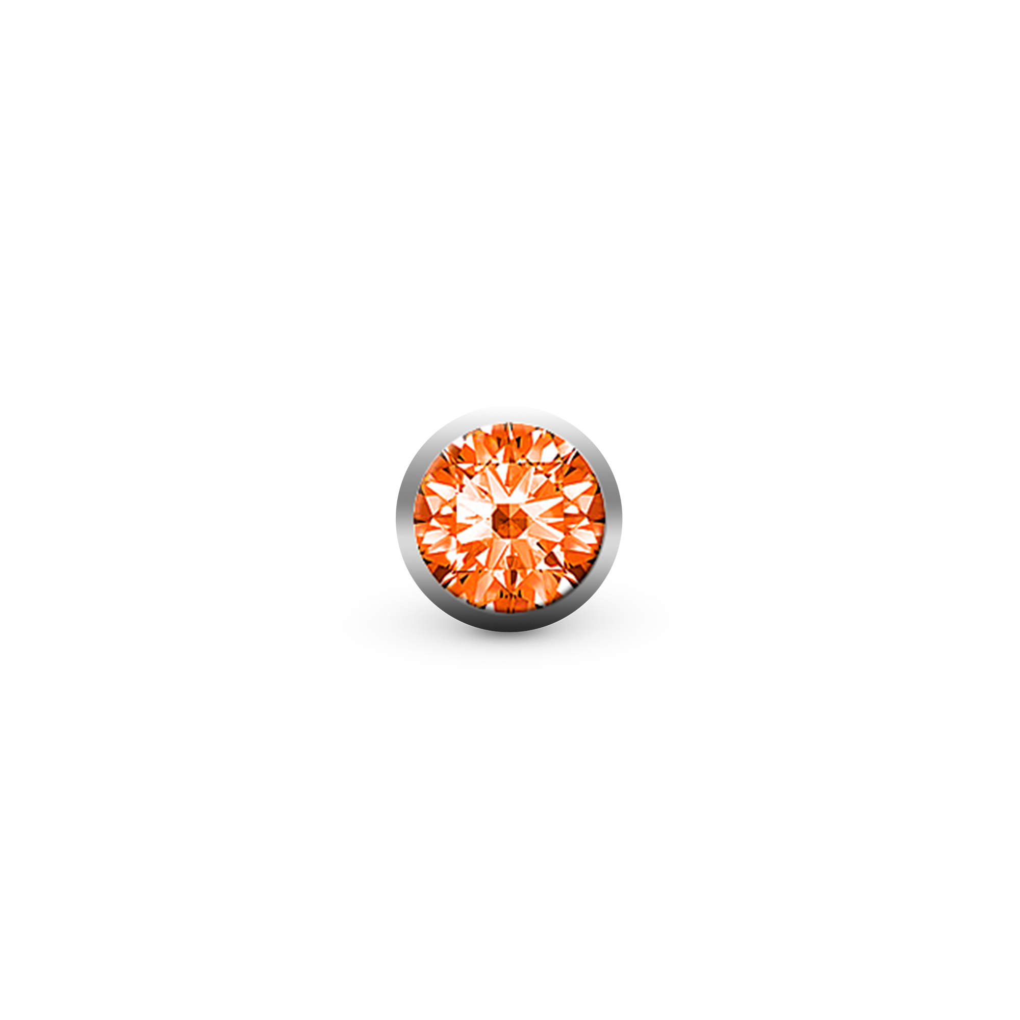 Orange safir, Big Ædelsten - CHRISTINA