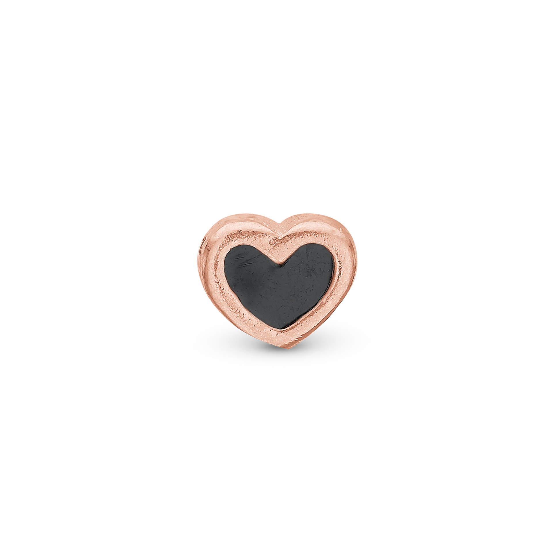 Black Enamel Heart Elementer for collect Watche - CHRISTINA