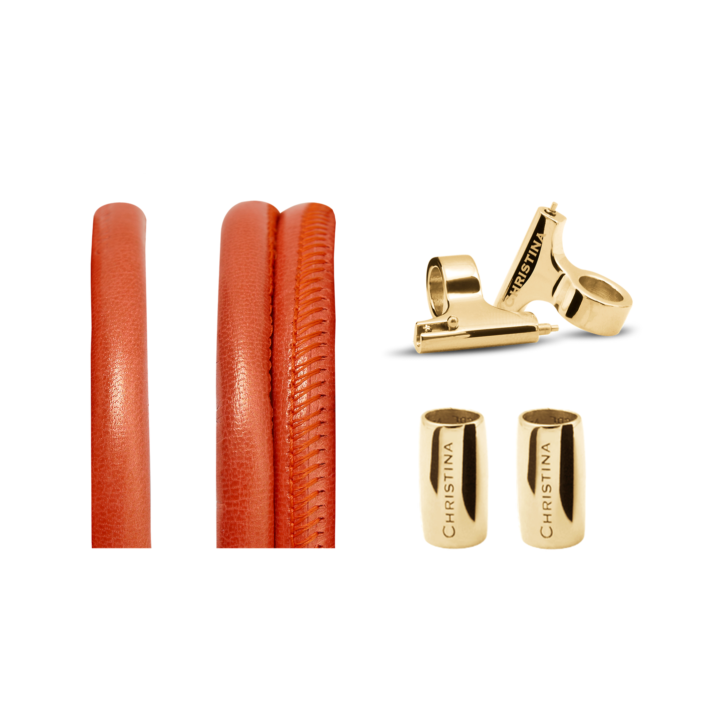 Classic Leather set for Watch - Coral - CHRISTINA