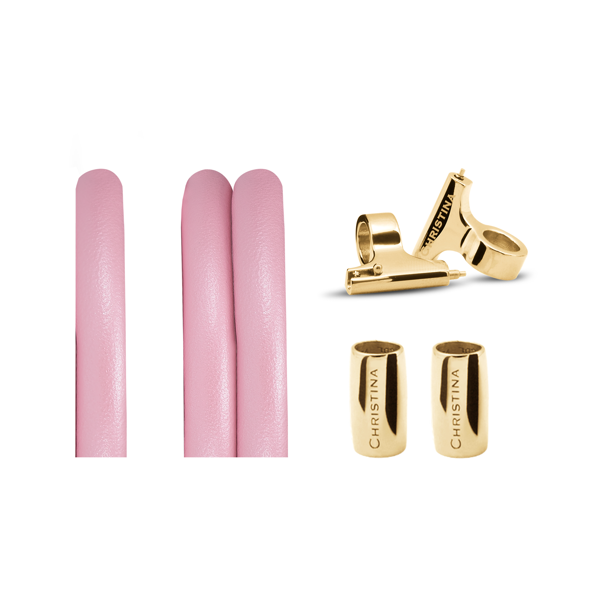 Classic Leather set for Watch - Pink - CHRISTINA