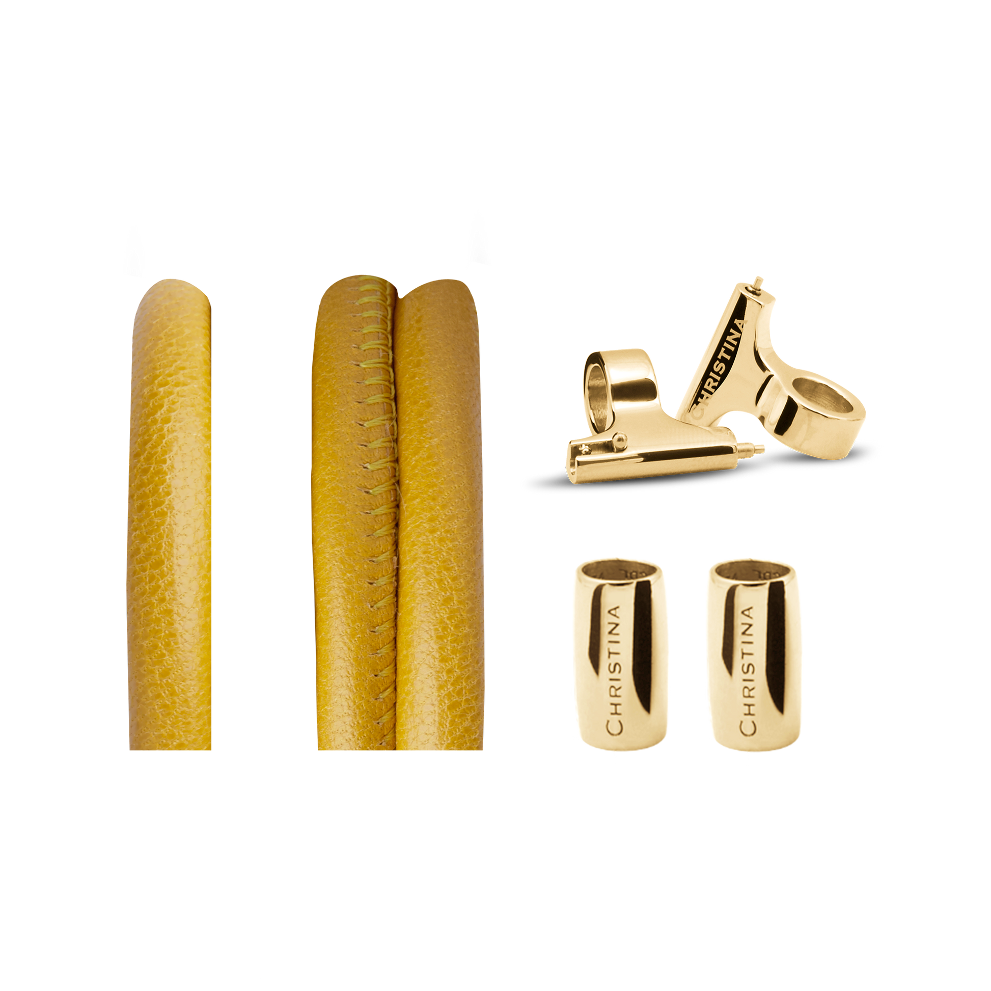 Classic Leather set for Watch - Gul - CHRISTINA