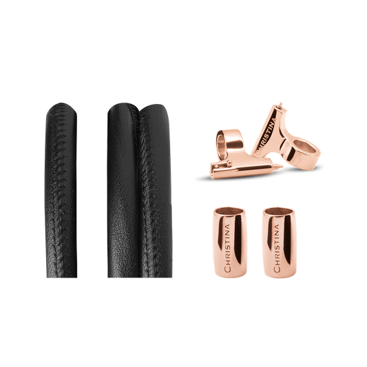 Classic Leather set for Watch - Black - CHRISTINA