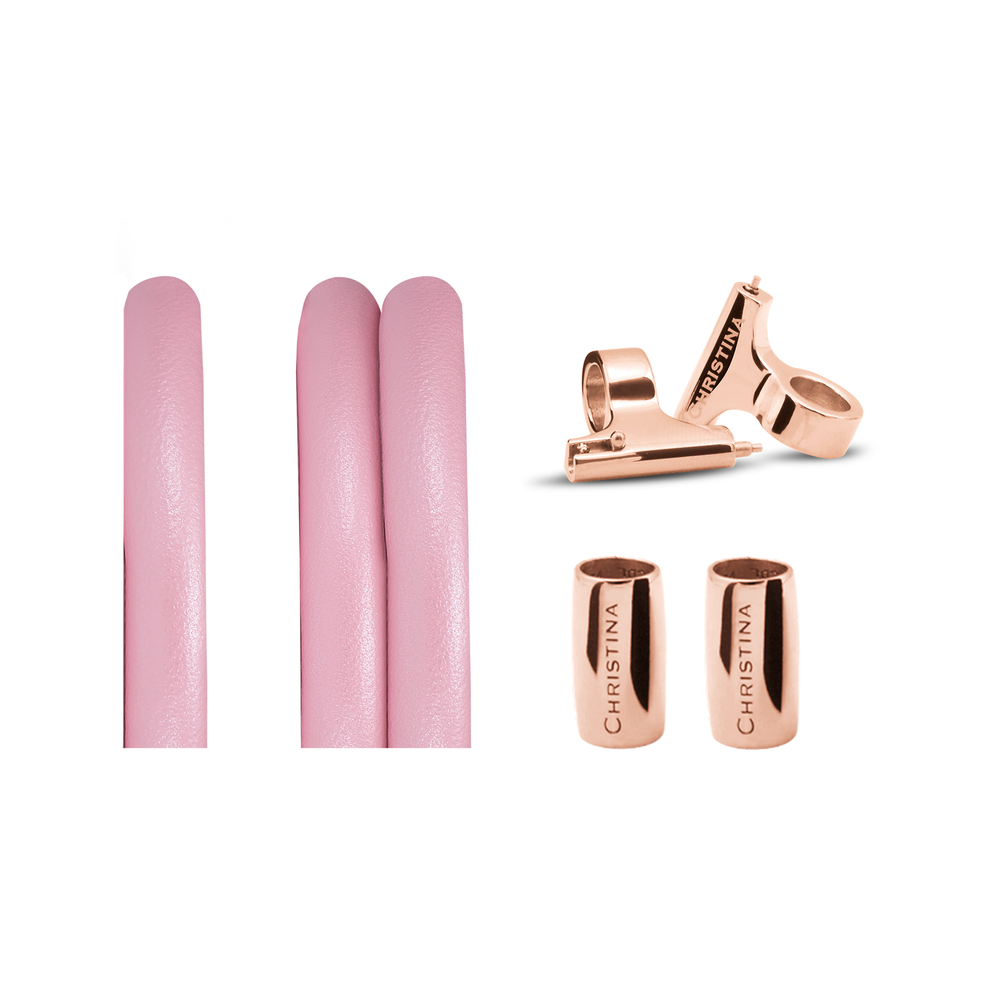 Classic Leather set for Watch - Pink - CHRISTINA