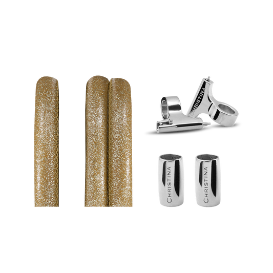 Classic Leather set for Watch-Sparkling Gold - CHRISTINA