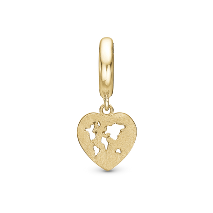 World Heart Charms til læderarmbånd - CHRISTINA