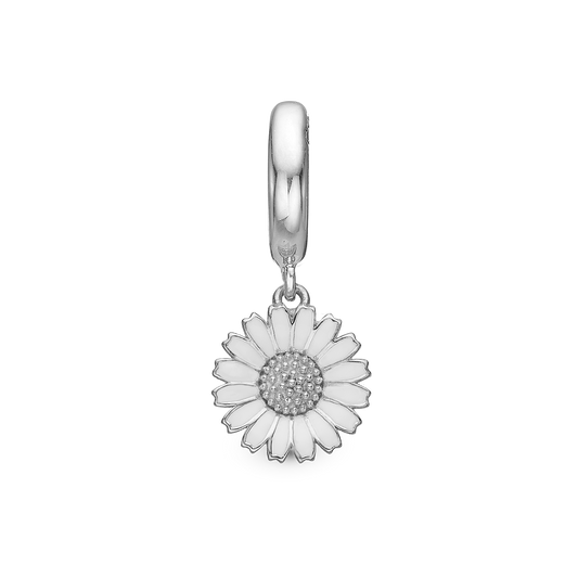 Charming Marguerite Hænger Charm 6 mm Til Armbånd - Sterling Sølv