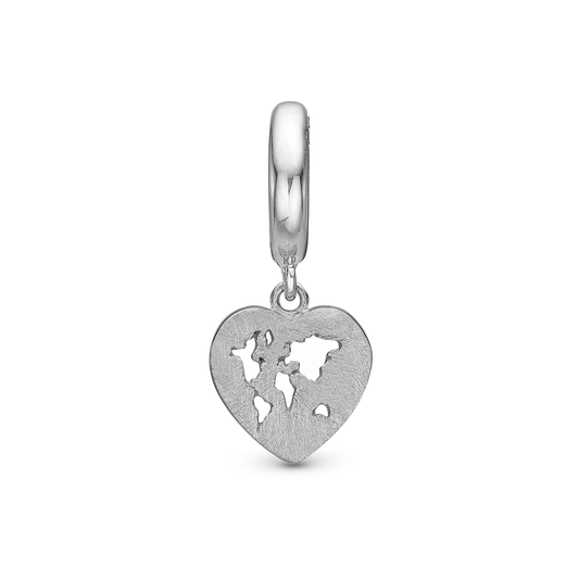 World Heart Charms til læderarmbånd - CHRISTINA