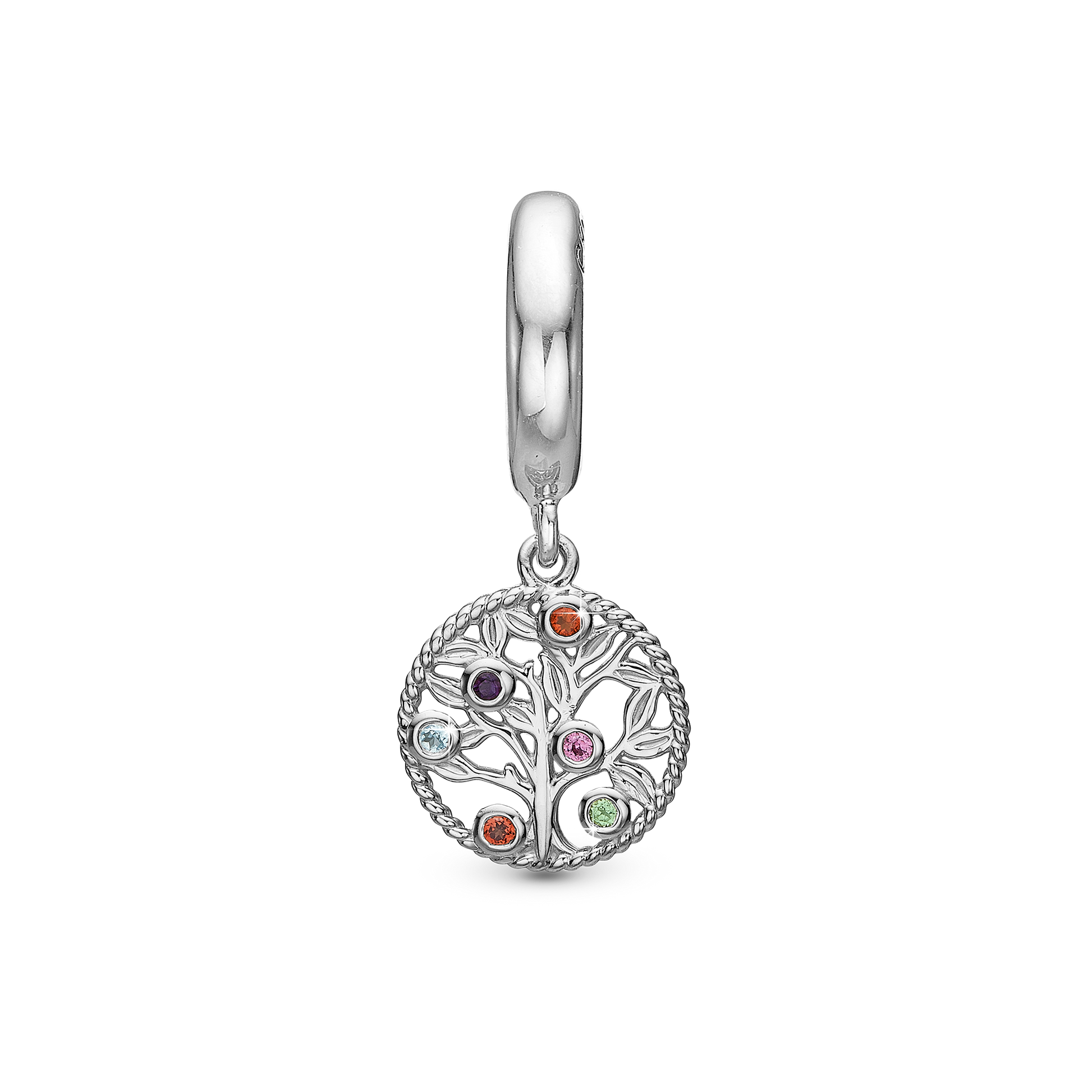 My Family Tree charm sølv Charms til læderarmbånd - CHRISTINA