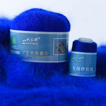 Langhaariges Nerzwollgarn