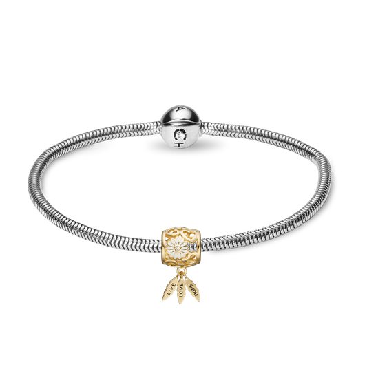 Julekampagne sølvBracelet - CHRISTINA
