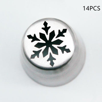 3-in-1-Tortendekorationstülle aus Edelstahl in limitierter Weihnachtsedition