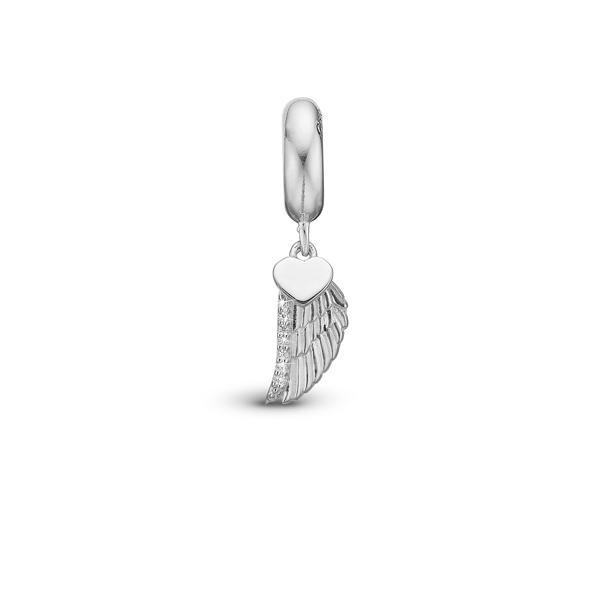 No Peace like in Heaven - Drop Charm 4 mm for Bracelet - Sterling Silver