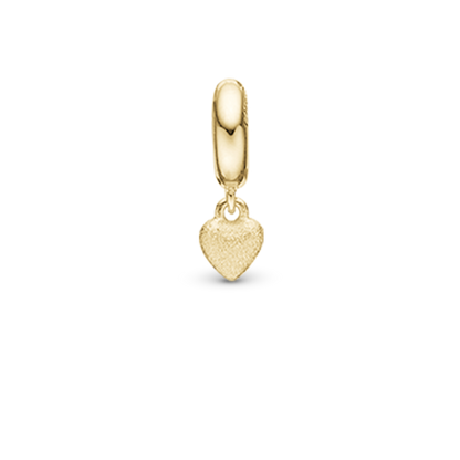 Shine Love - Dangle Charm 4 mm with Bracelet - Gold-Plated Sterling Silver