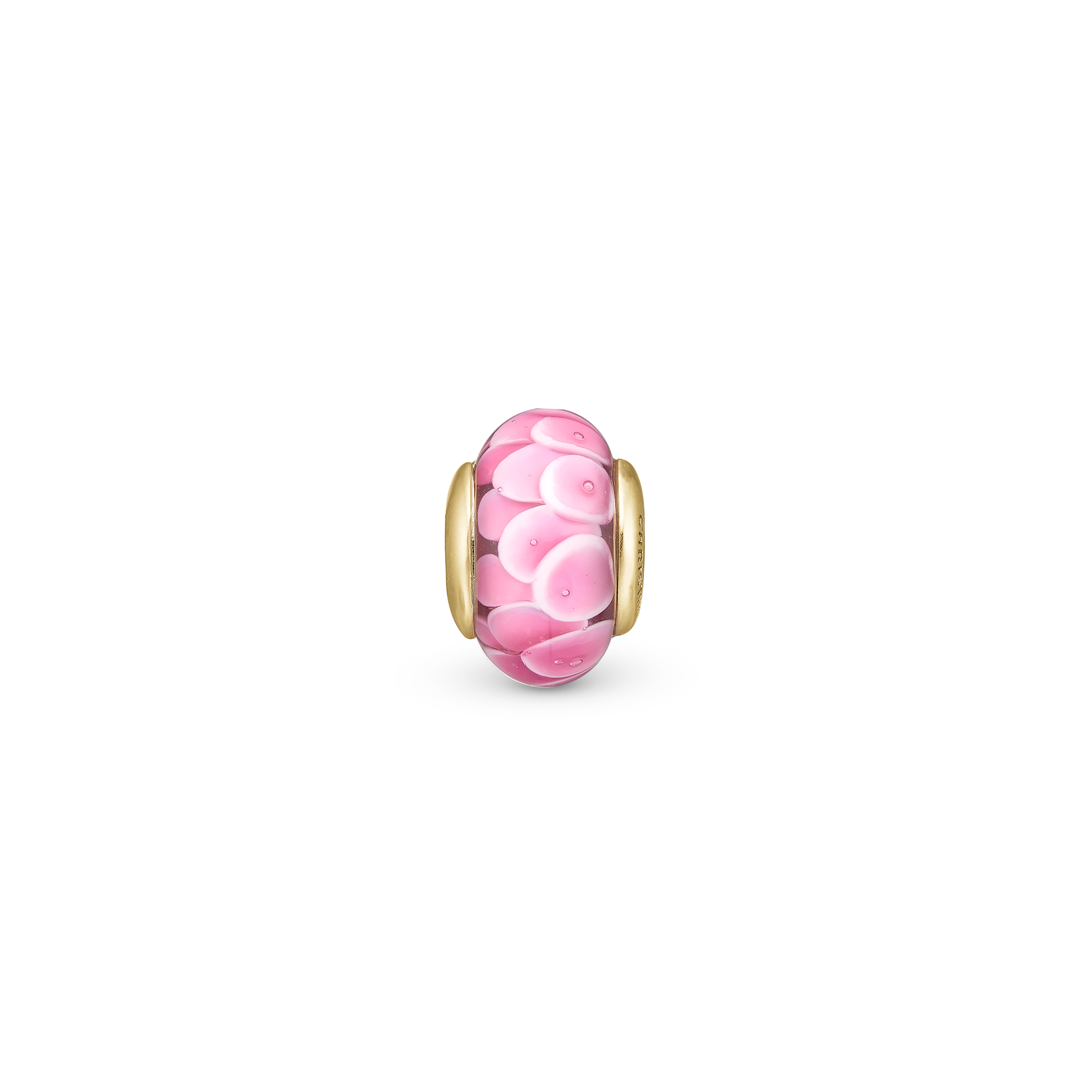 Flower Globe Charms with sølvBracelet - CHRISTINA