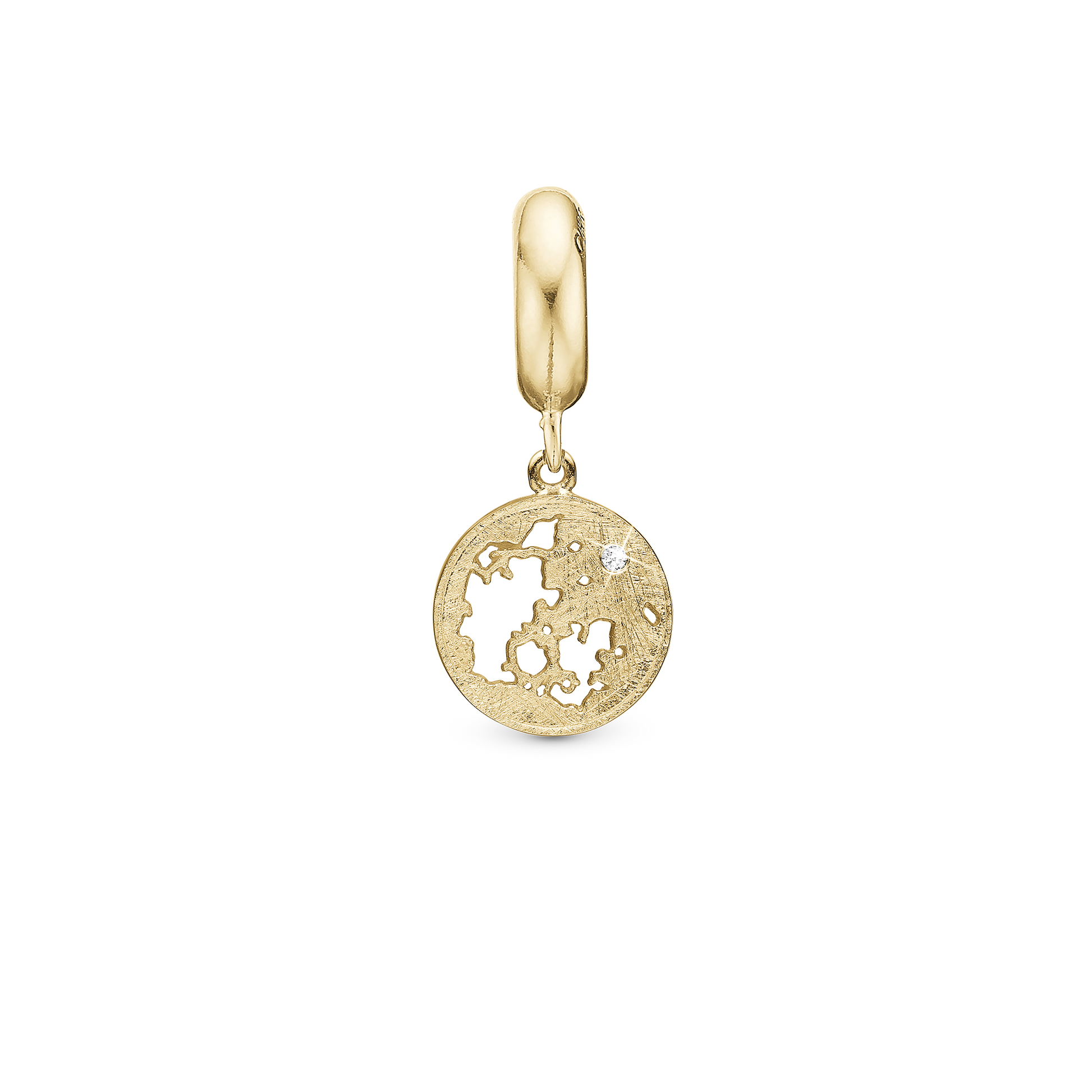 Danmark Charms with sølvBracelet - CHRISTINA