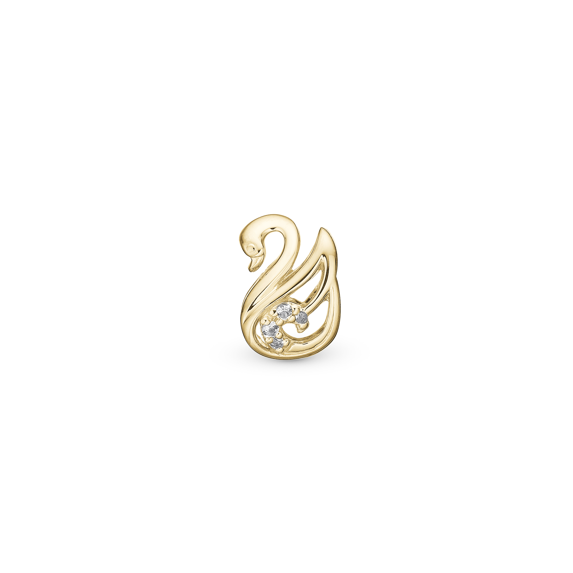 The Swan Charms with sølvBracelet - CHRISTINA