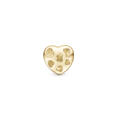 Let Love Shine - Charm 4 mm with Bracelet - Gold-Plated Sterling Silver with 6 Cubic Zirconia