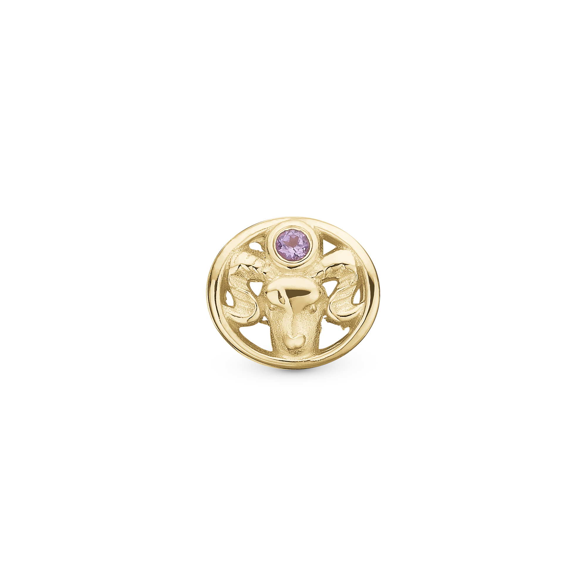 Vædder Charms with sølvBracelet - CHRISTINA