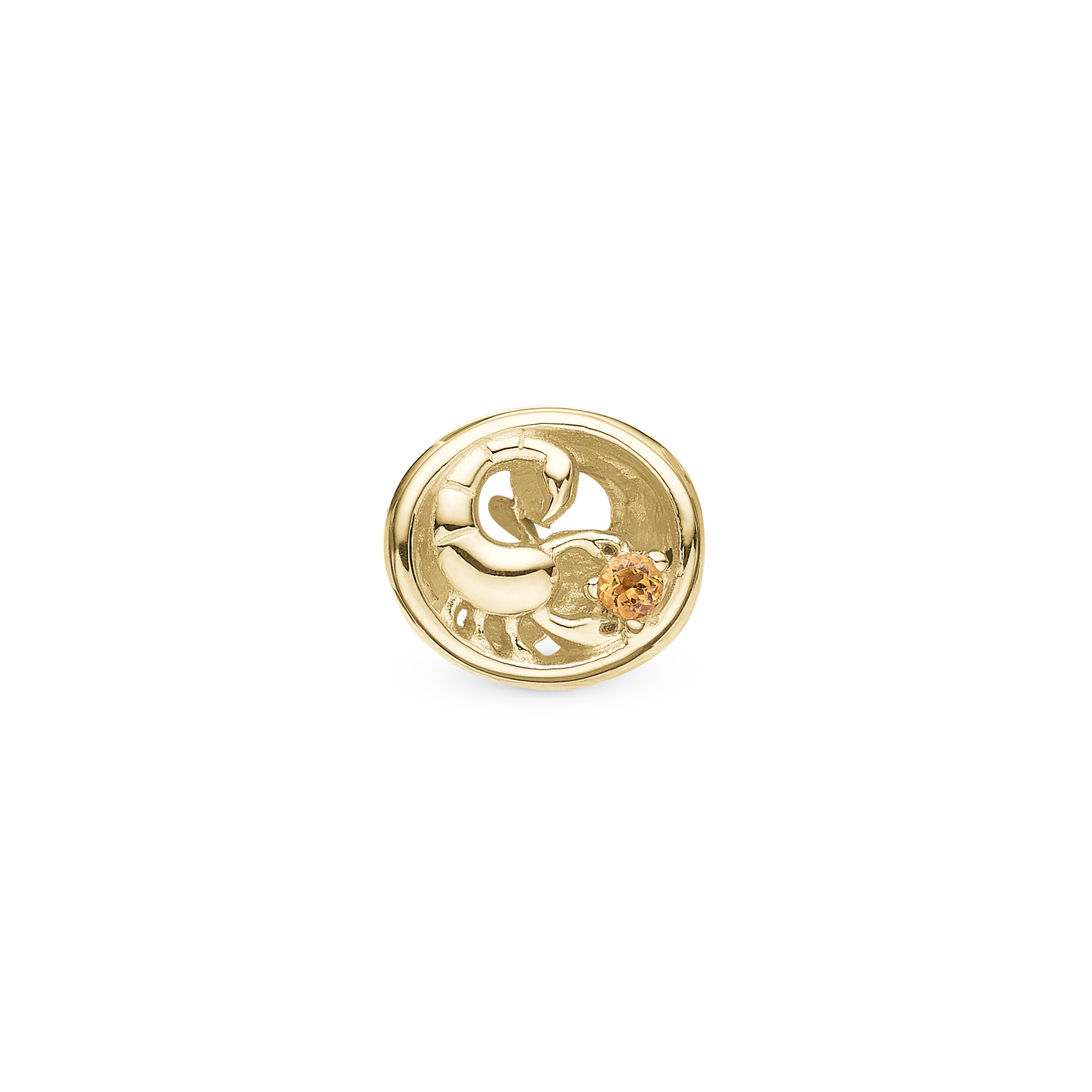Skorpion Charms with sølvBracelet - CHRISTINA
