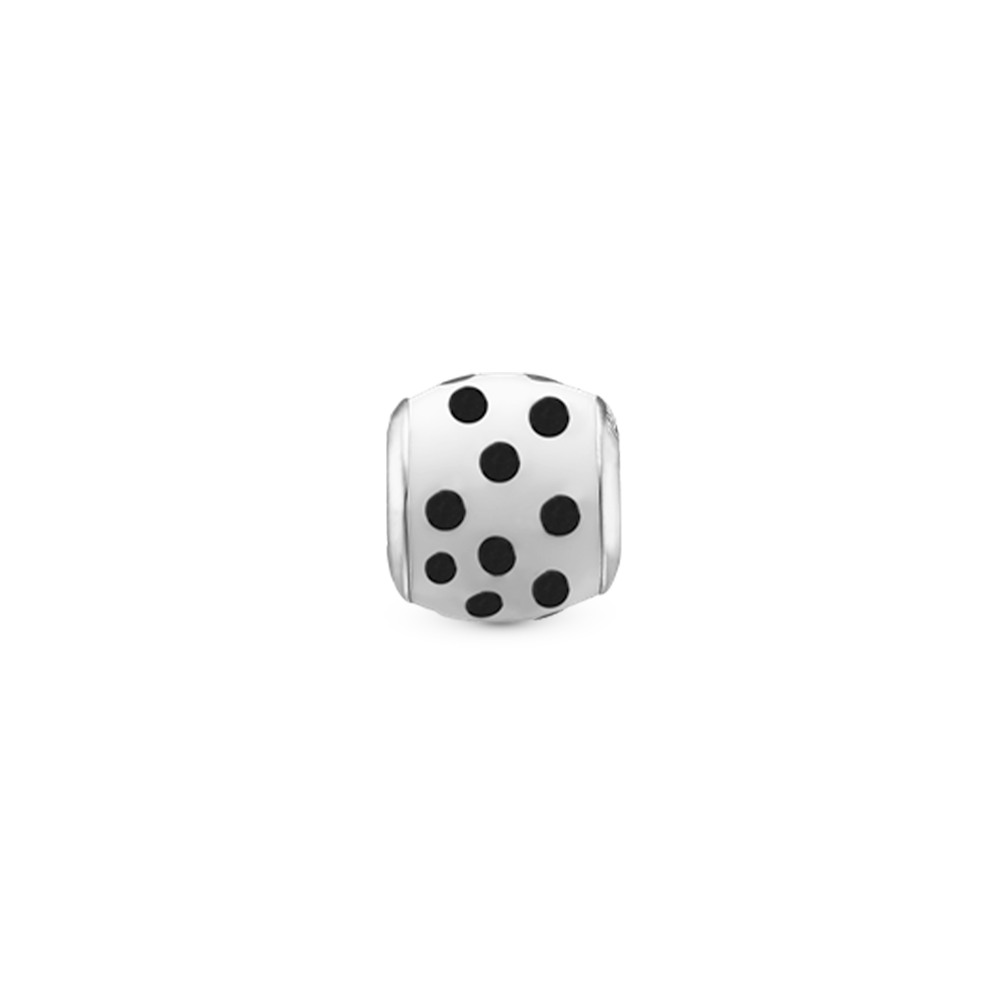 Spots of Dreams, Enamel - Charm 4 mm for Bracelet - Sterling Silver