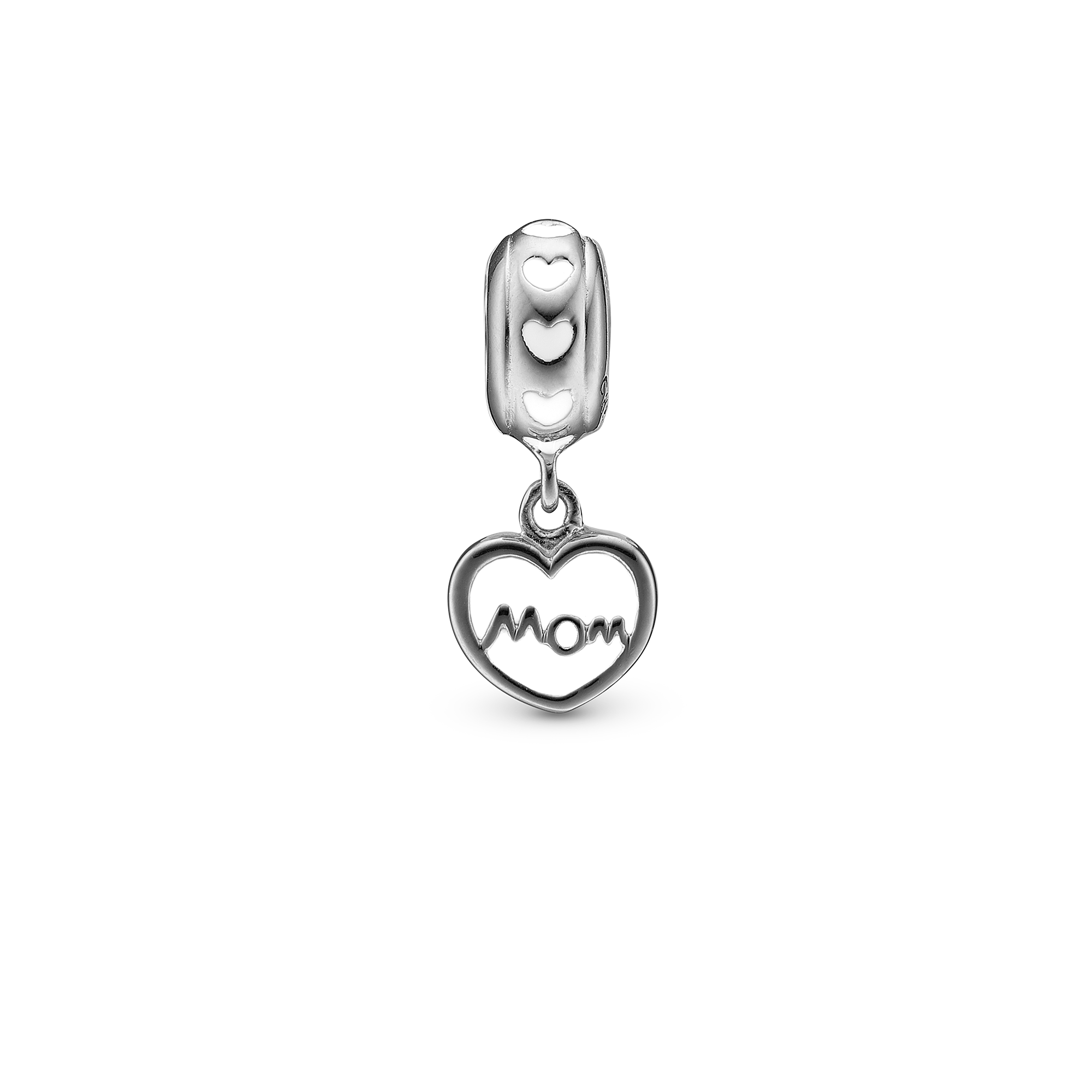MOM Love Charms with sølvBracelet - CHRISTINA