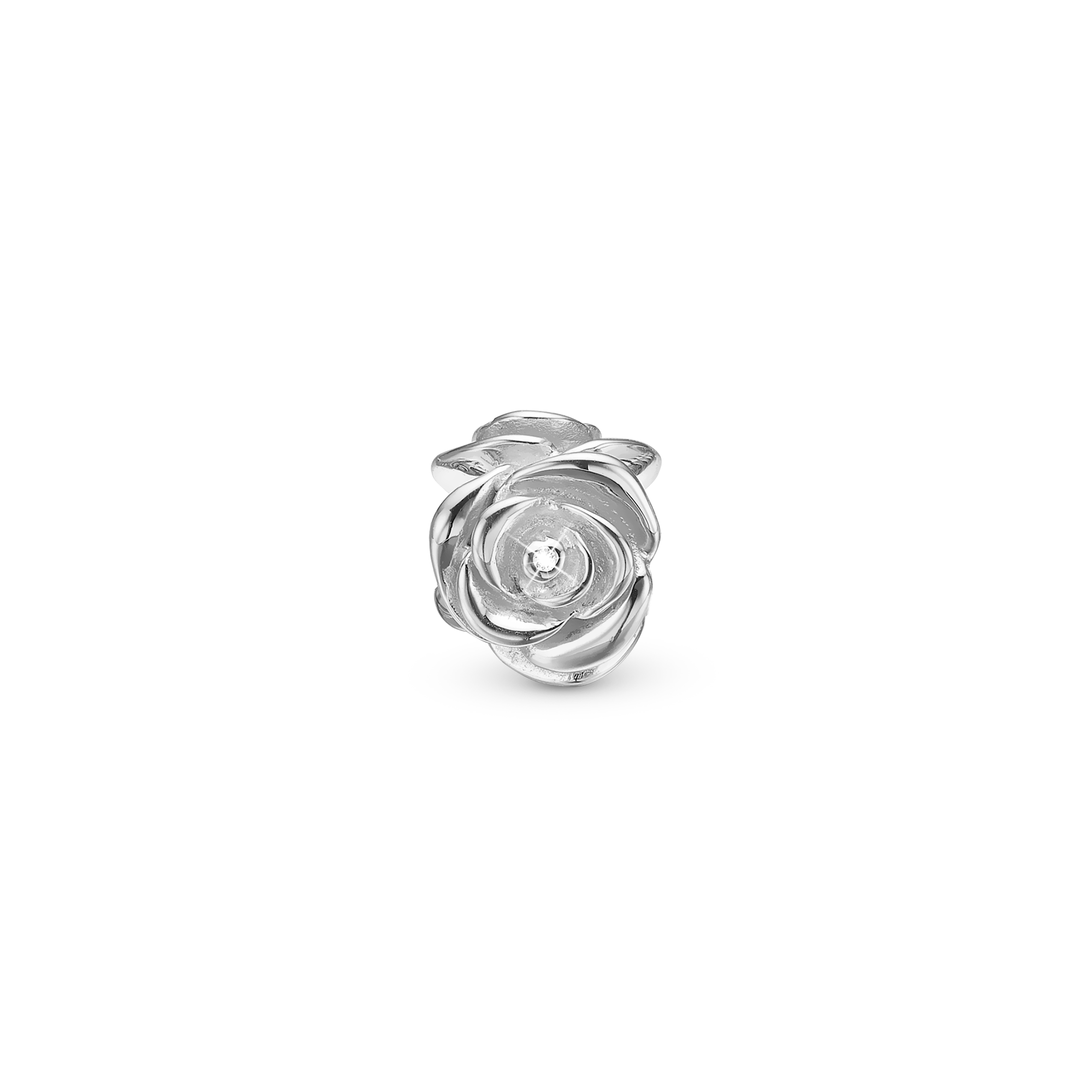 Topaz Rose Charms with sølvBracelet - CHRISTINA