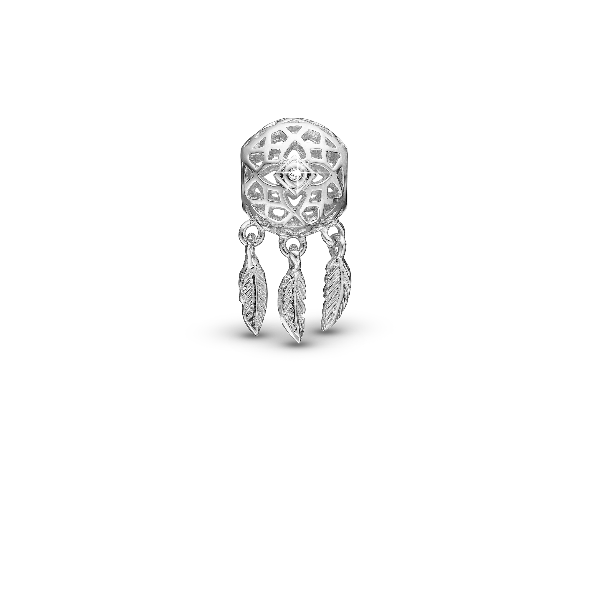 Dream Catcher Charms with sølvBracelet - CHRISTINA