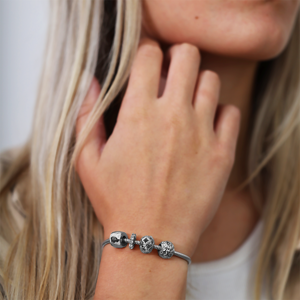 Unforgettable Charms with sølvBracelet - CHRISTINA