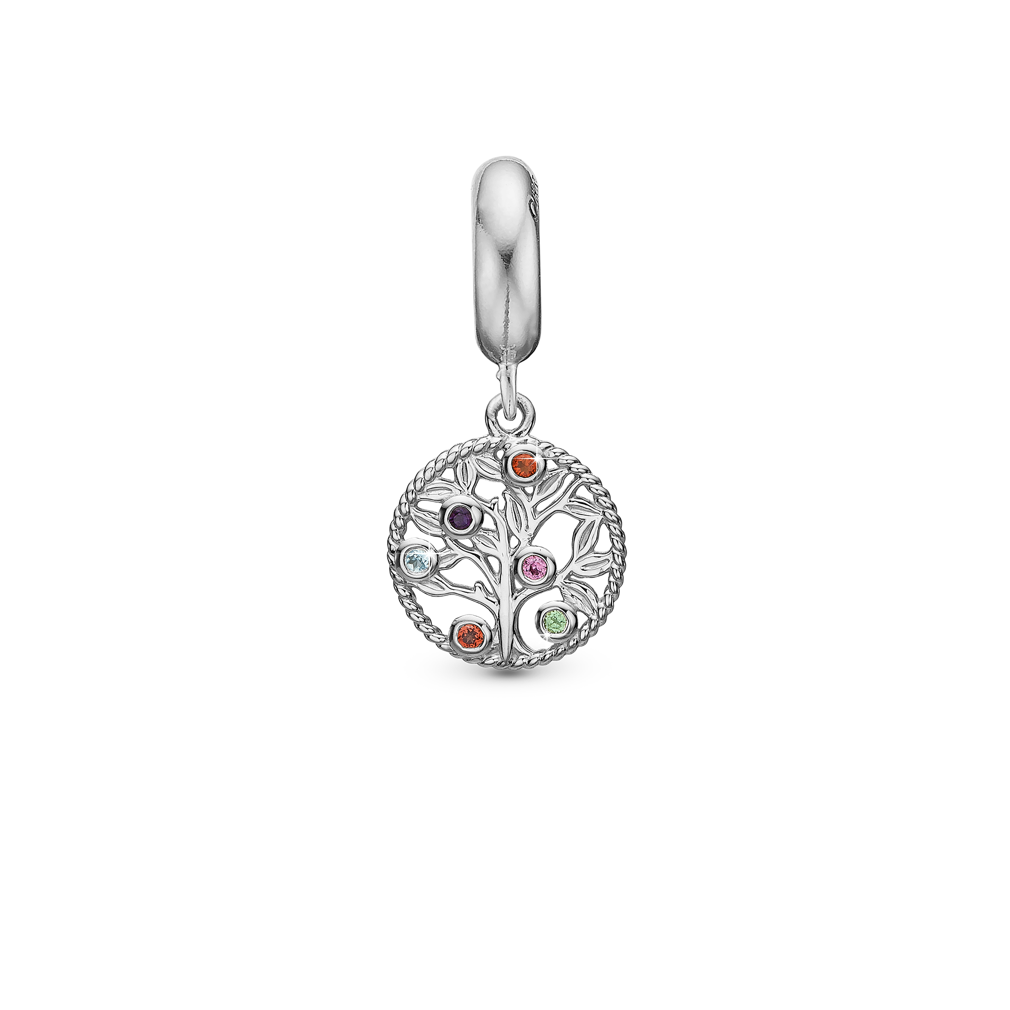 My Family Tree Charms with sølvBracelet - CHRISTINA