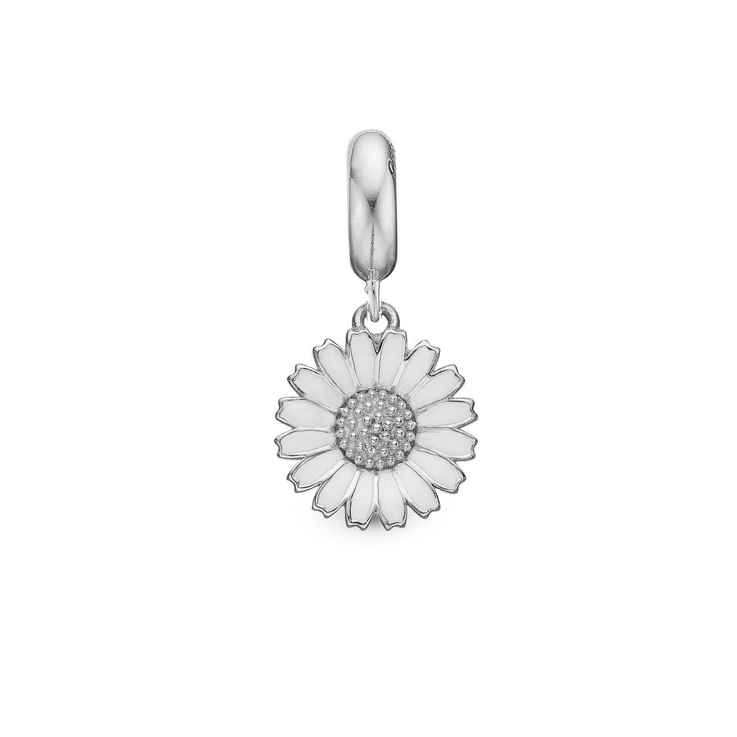 Charming Marguerite - Dangle Charm 4 mm with Bracelet - Sterling Silver