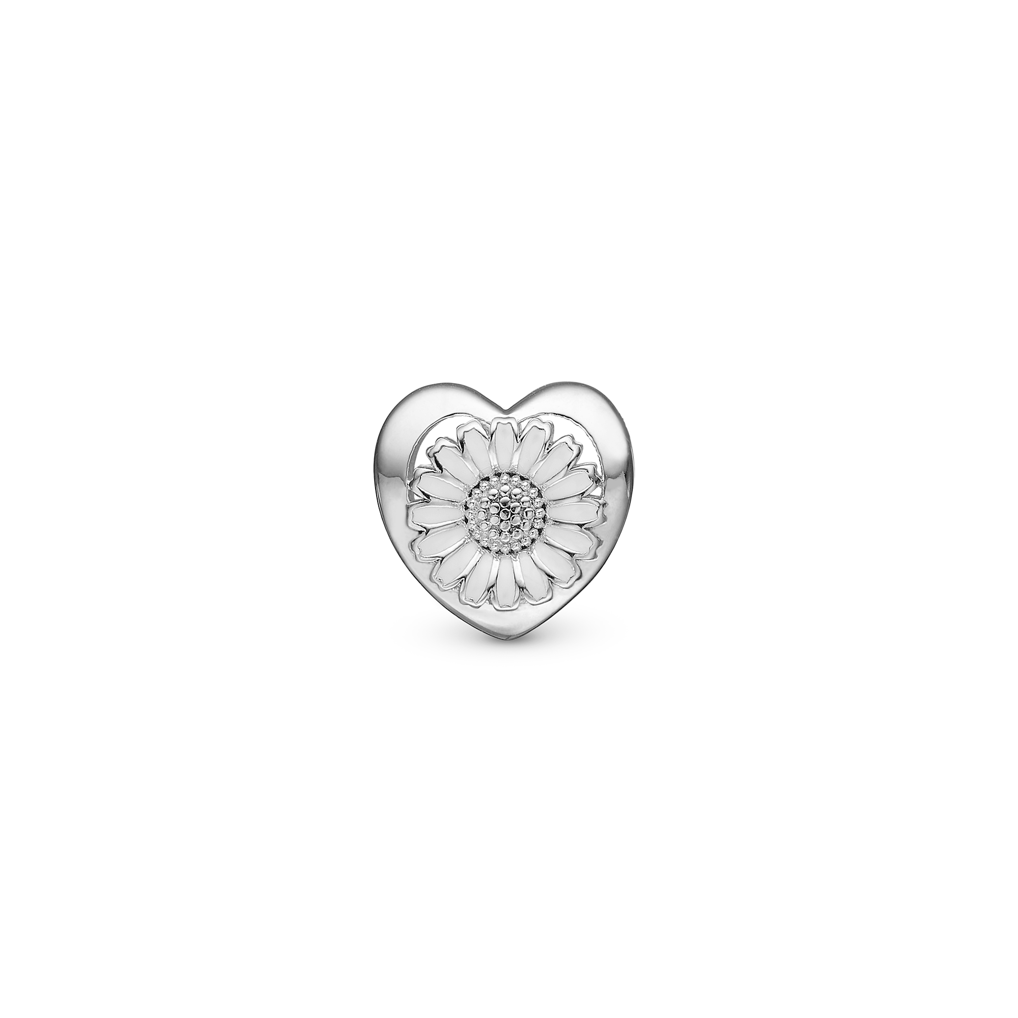 Daisy Flower - Charm 4 mm with Bracelet - Sterling Silver