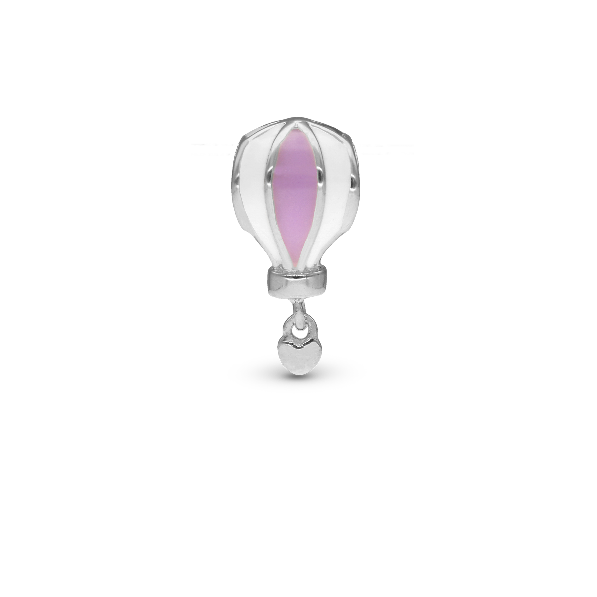 7th Heaven - Charm 4 mm for Bracelet - Polished Sterling Silver