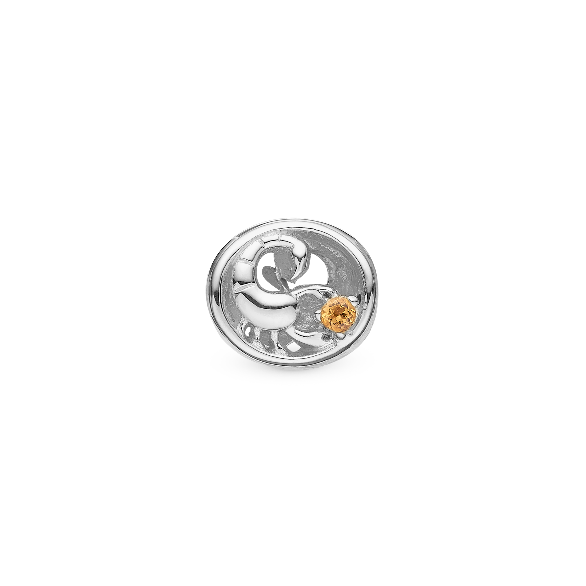 Skorpion Charms with sølvBracelet - CHRISTINA