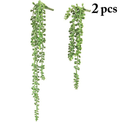 Diy Flower Arrangement Simulation Succulents Plastic Flowers 2 Pieces