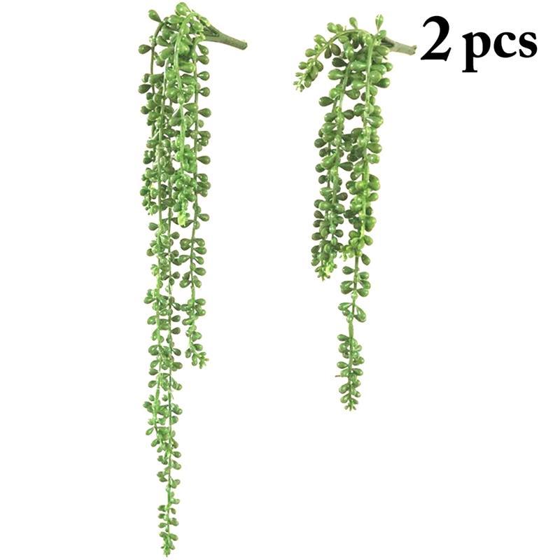 Diy Flower Arrangement Simulation Succulents Plastic Flowers 2 Pieces