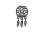 Dream catcher Charms til læderarmbånd - CHRISTINA