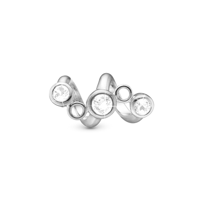 Topaz Twist Charms til læderarmbånd - CHRISTINA