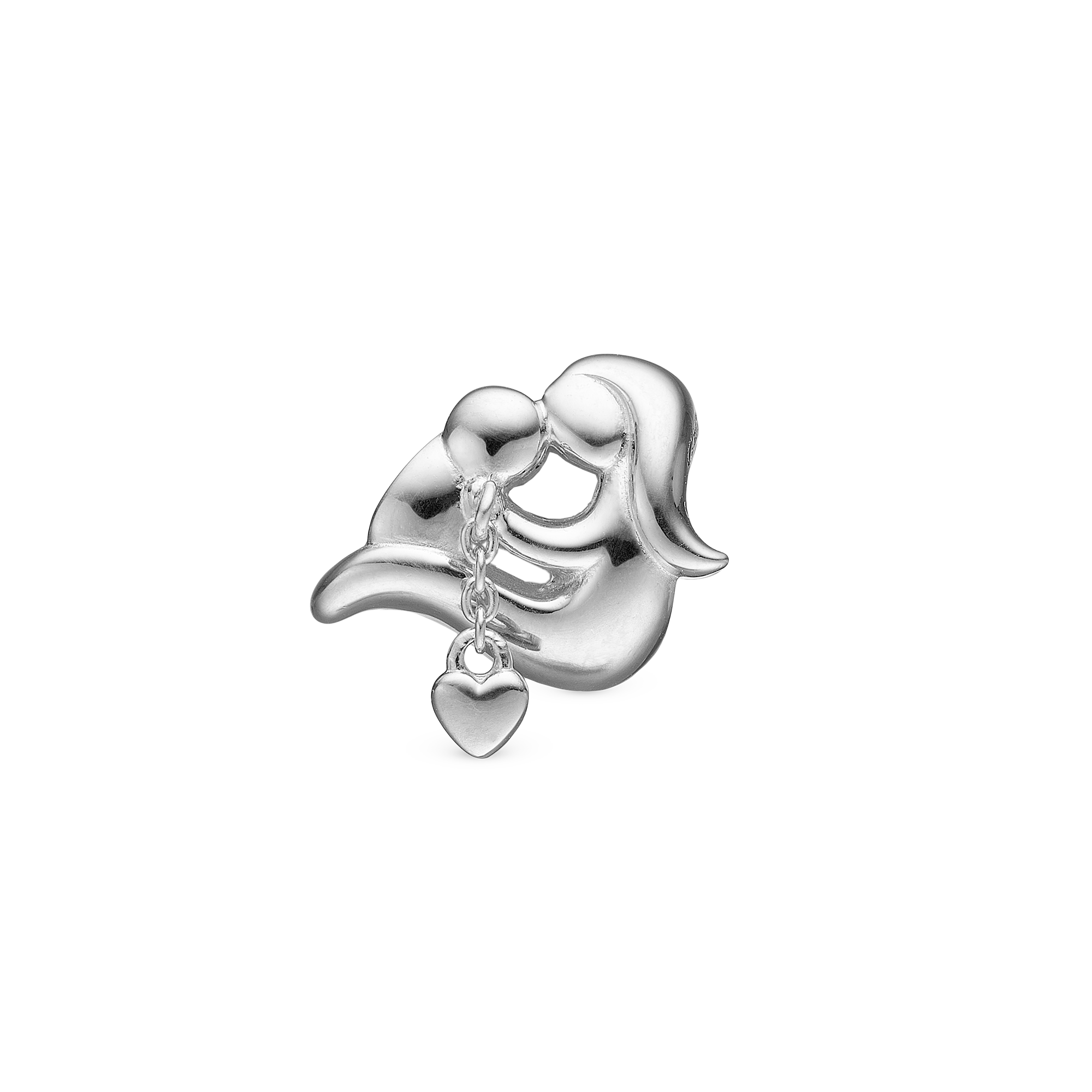 A Mothers Love Charm 6 mm for Classic Leather Bracelet - Sterling Silver