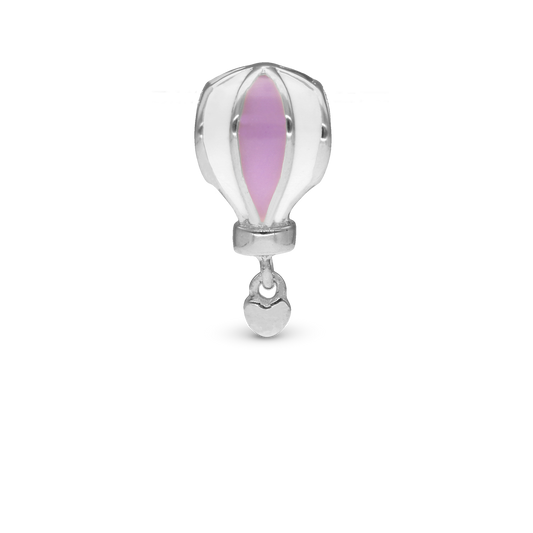 7th Heaven Charm 6 mm for Classic Leather Bracelet - Polished Sterling Silver