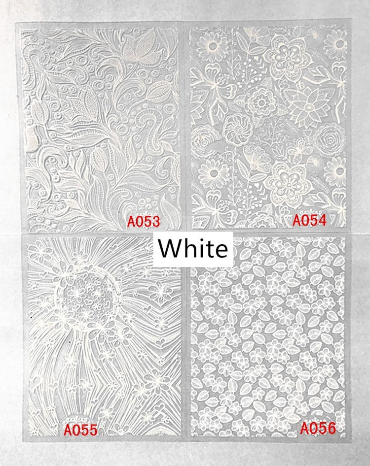 3D-Metalllinien-Nagelaufkleber in Hohlgold, selbstklebend