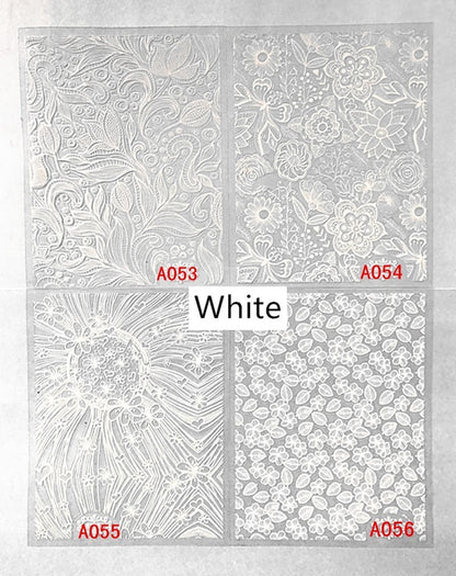 3D-Metalllinien-Nagelaufkleber in Hohlgold, selbstklebend