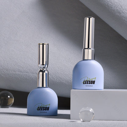 Lichtdichte Nagellackflasche aus Glas mit Pinsel und galvanisiertem Nagellackdeckel