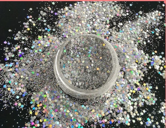 Nagelschmuck gemischtes Puderglitter