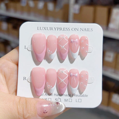 Damenmode Handbemalte Handgefertigte Maniküre