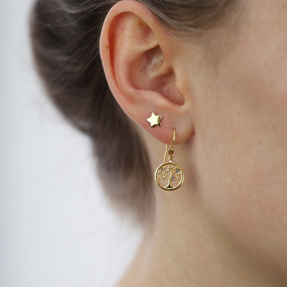 Tree of Life ØreDrop Earringe - CHRISTINA