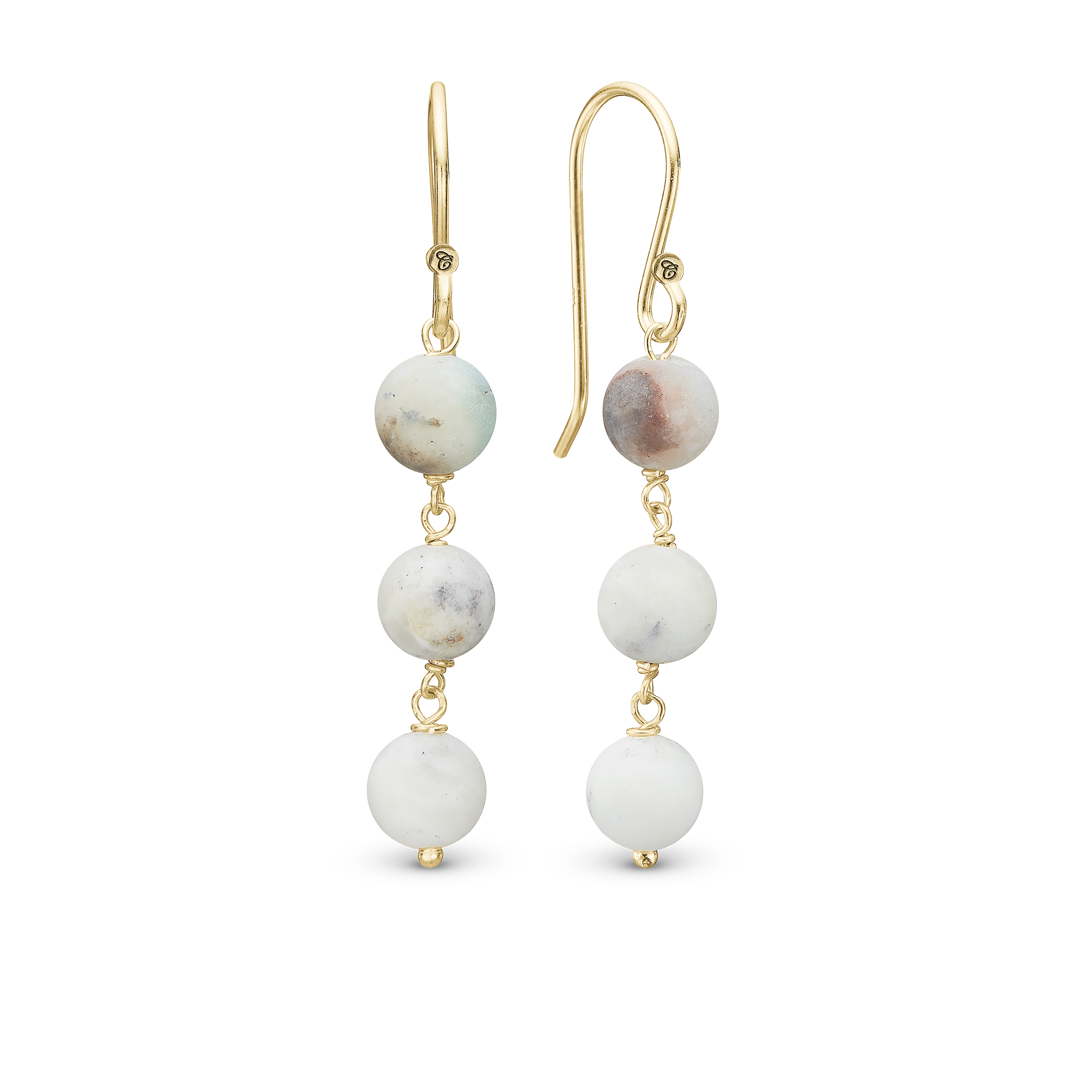 Amazonite øreDrop Earring ØreDrop Earringe - CHRISTINA