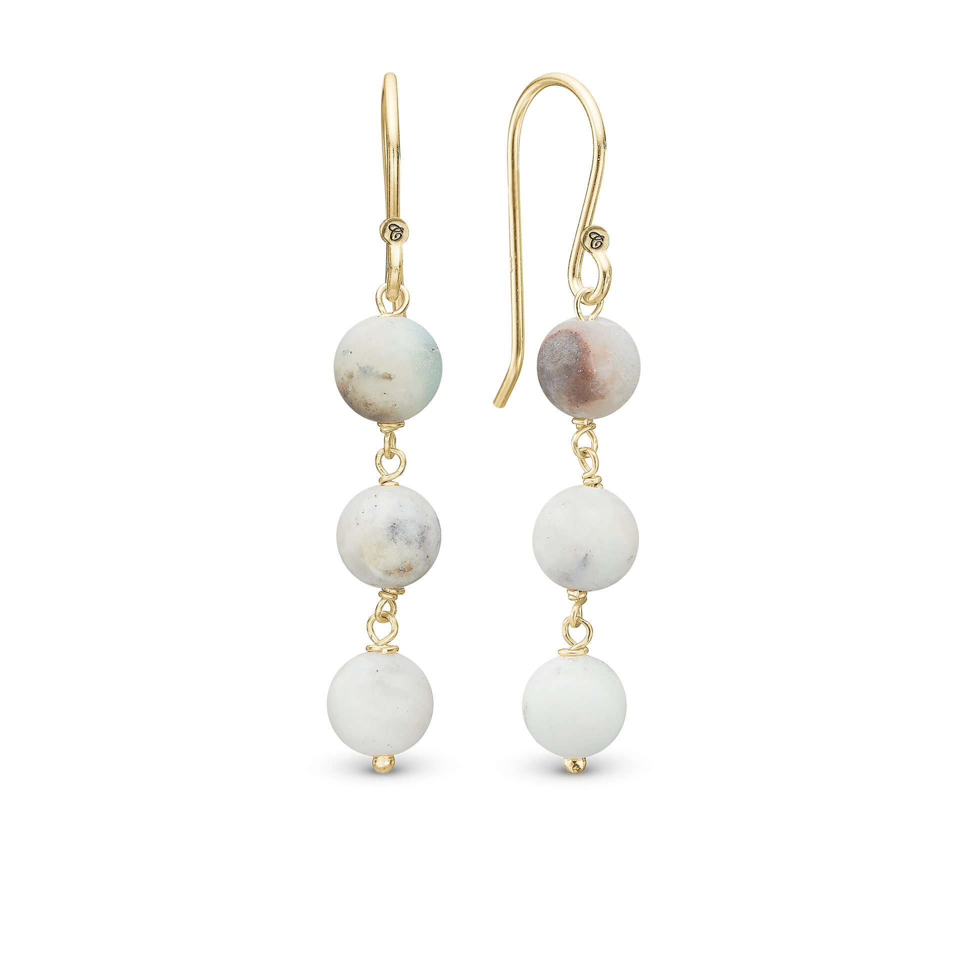 Amazonite øreDrop Earring ØreDrop Earringe - CHRISTINA